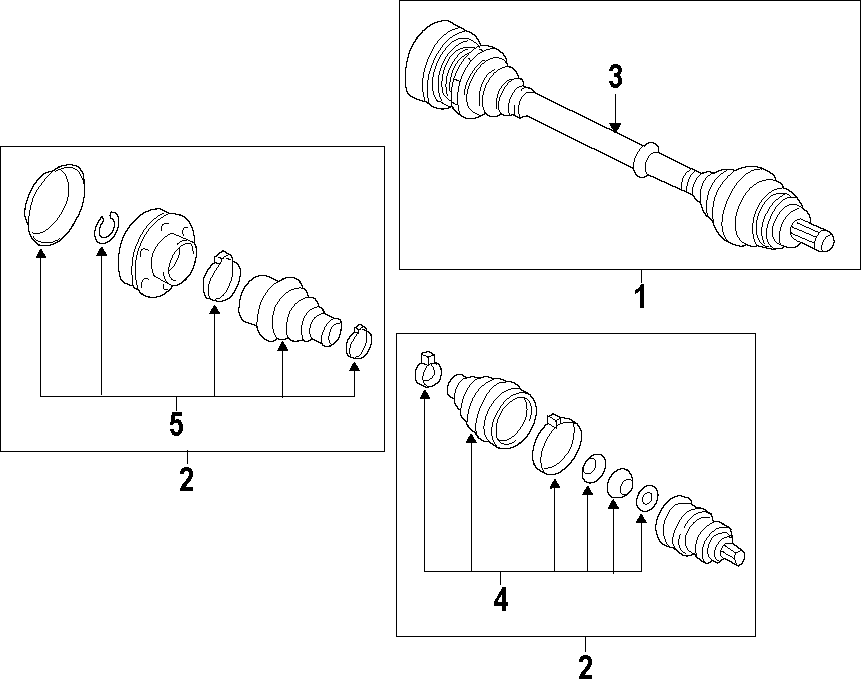 Axle Assembly 1Q0-407-272-B - View 3