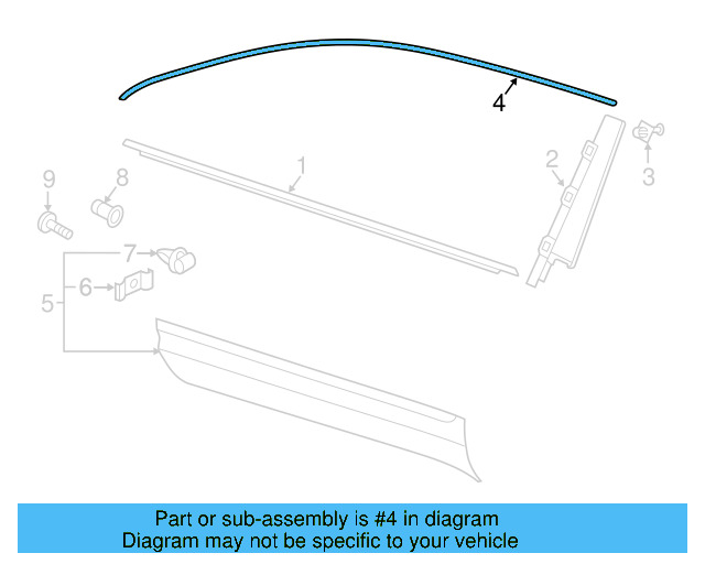 Reveal Molding 3CN-837-644-2MG - View 2