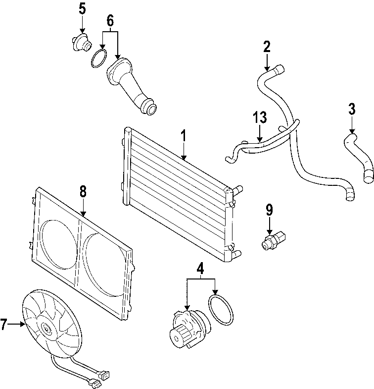 Water Pump 06H121026AB - View 3