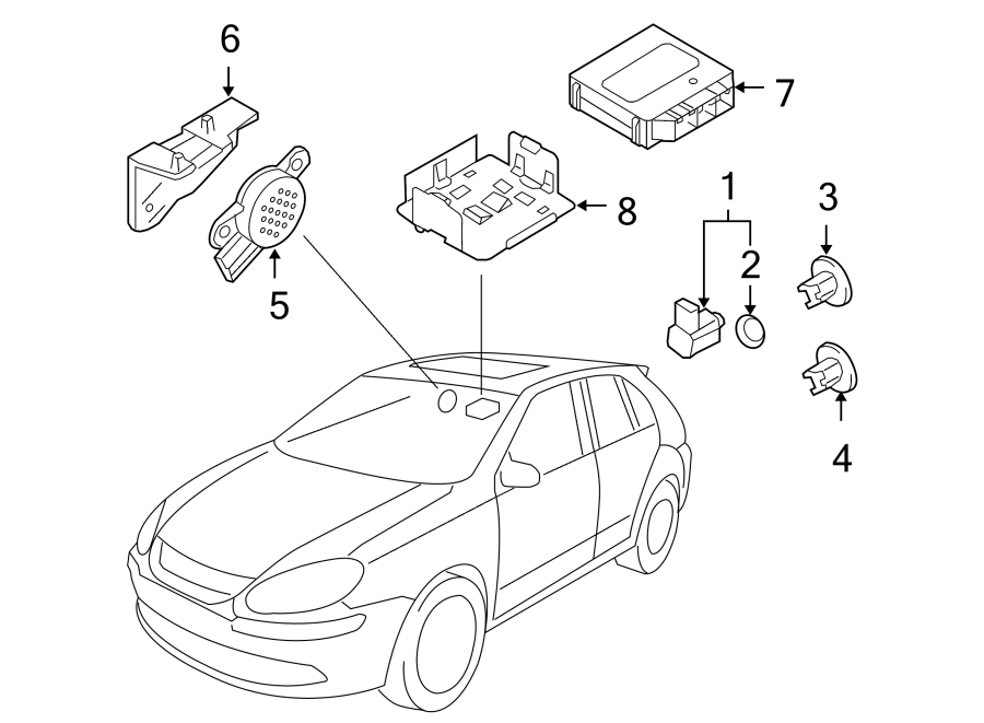 Control Module Bracket 1K0-971-502