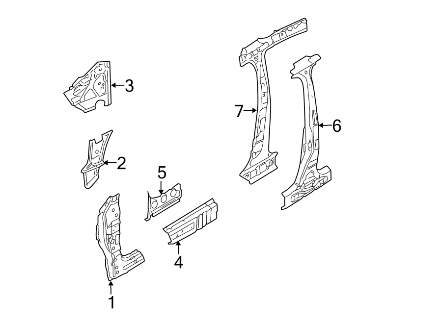 Rocker Reinforced 1K6-810-718-A - View 20