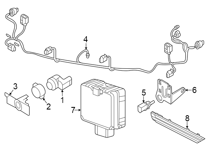 Radar Sensor 5WA-907-561 - View 4