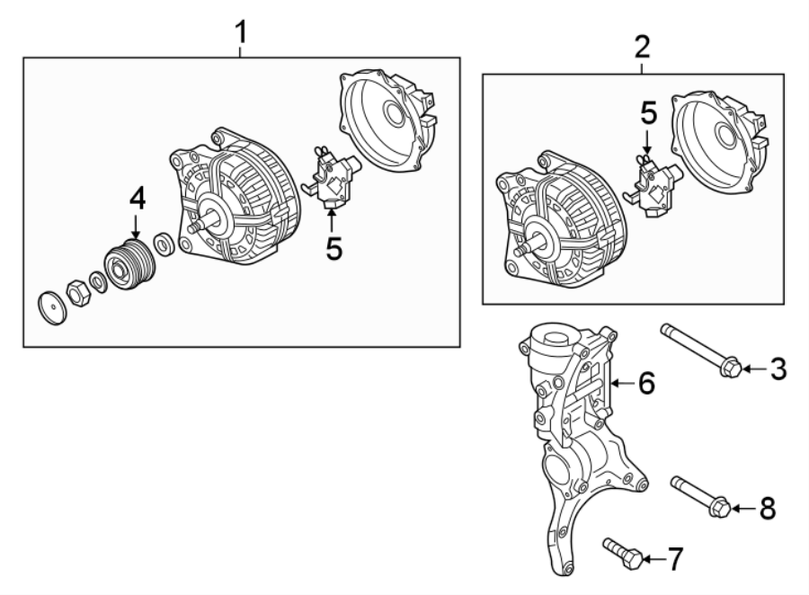 Alternator 06J-903-023-BX - View 2