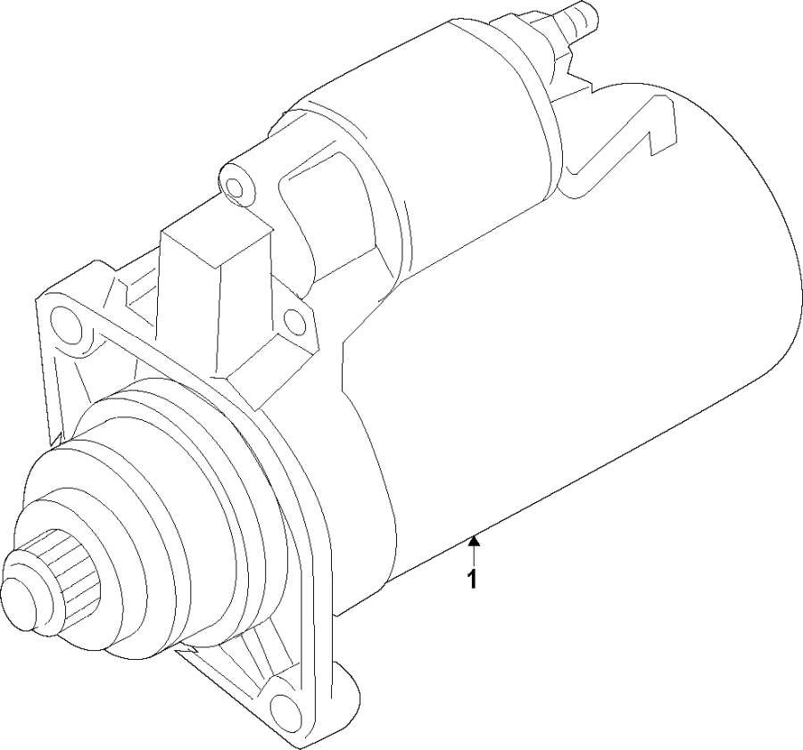 Starter Motor 02M-911-024-RX - View 3