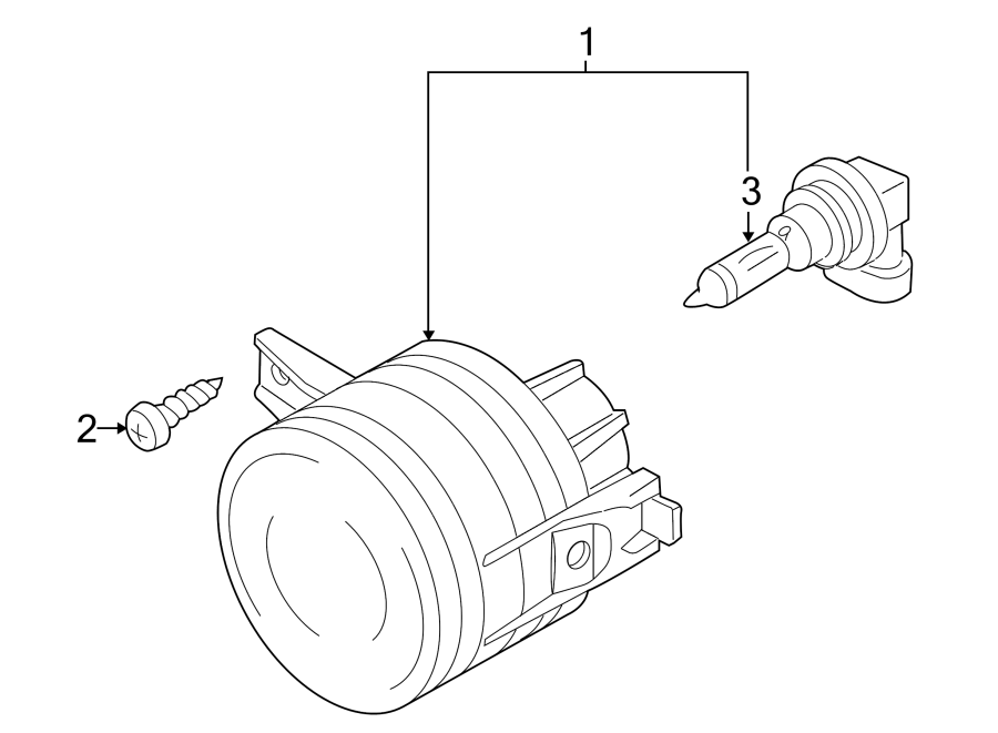 Fog Lamp Assembly 6C0-941-700 - View 3
