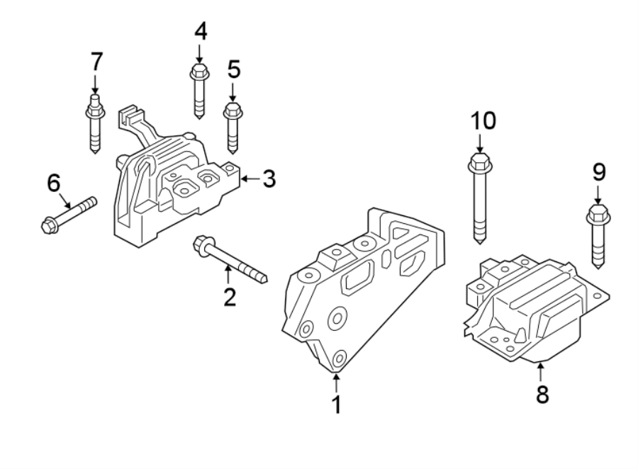 Motor Mount 3QF-199-262-H - View 3