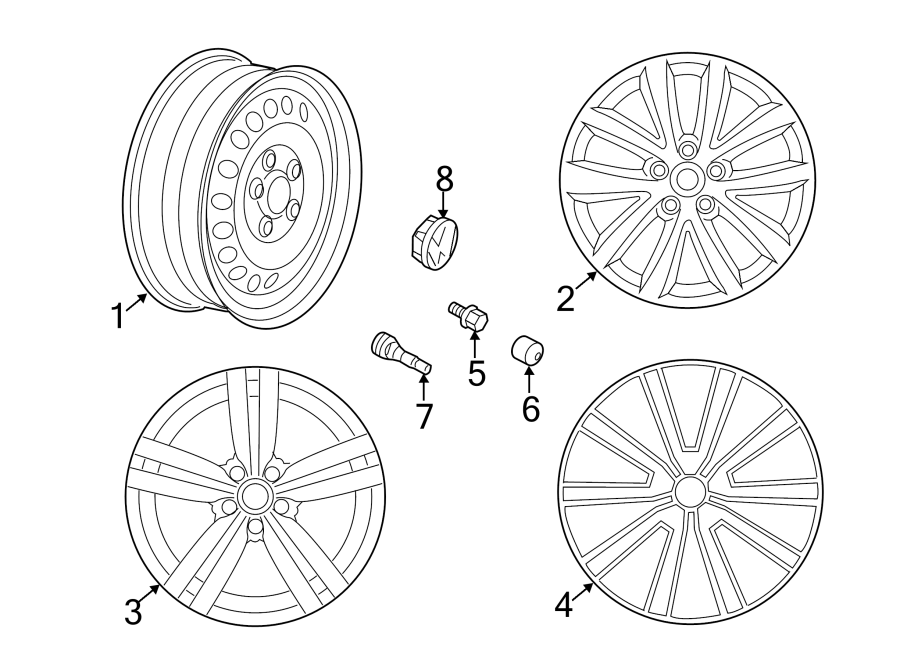 Wheel, Alloy 3AA-601-025-AC-88Z - View 2