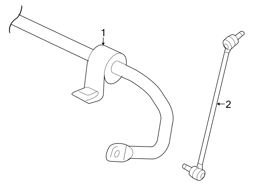 Stabilizer Bar 1K0-411-303-BK - View 4