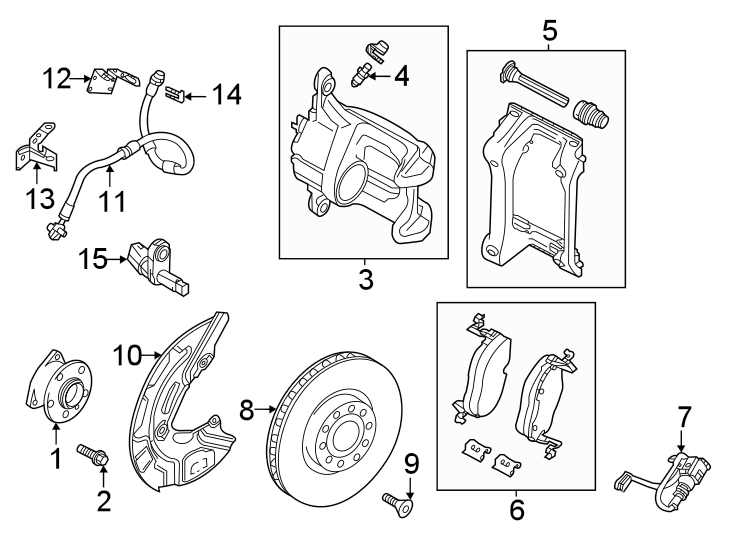 Brake Hose Lower Bracket 1EA-611-841-D - View 2