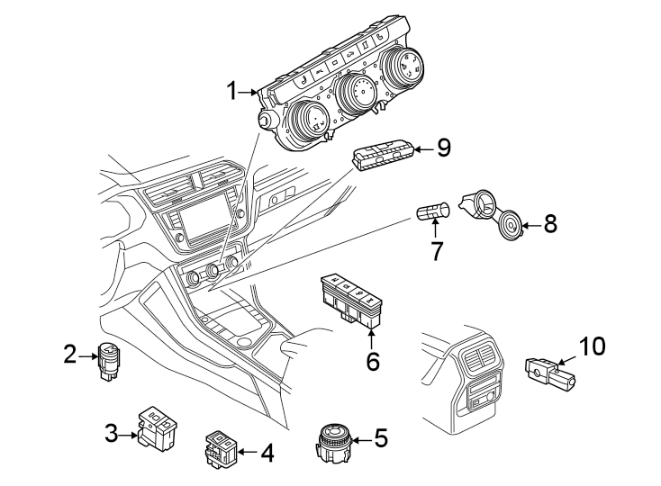 Heater Control 2GJ-907-044-C-WZU - View 4