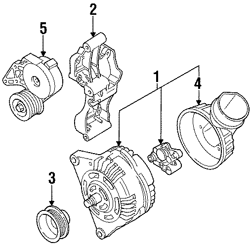 Alternator Pulley 049-903-119-L - View 2