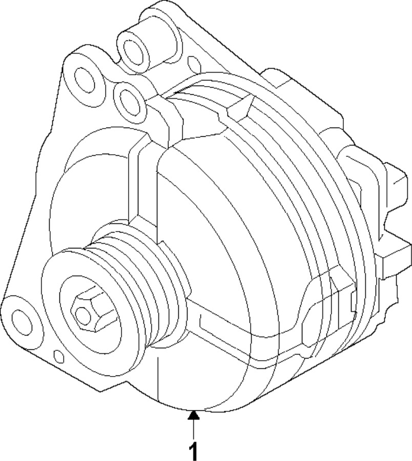 Alternator 05E-903-027-A - View 3