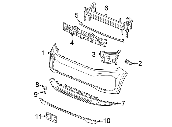 License Bracket 3CN-807-287-G-9B9 - View 5