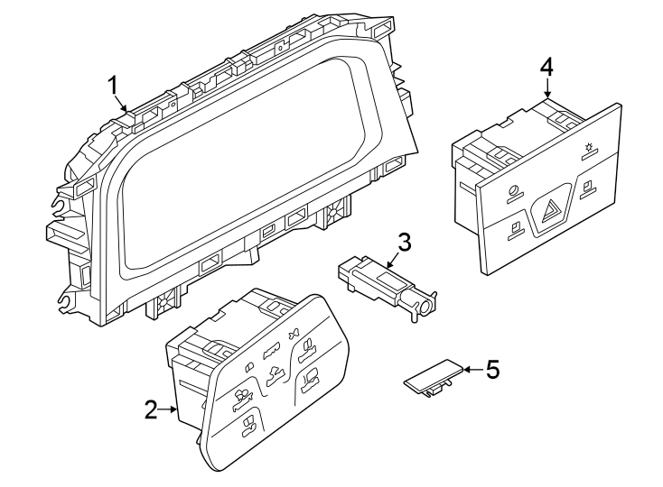 Instrument Cluster 5H0-920-340-B - View 2