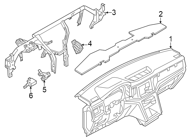Instrument Panel 3CN-857-003-L-KOP