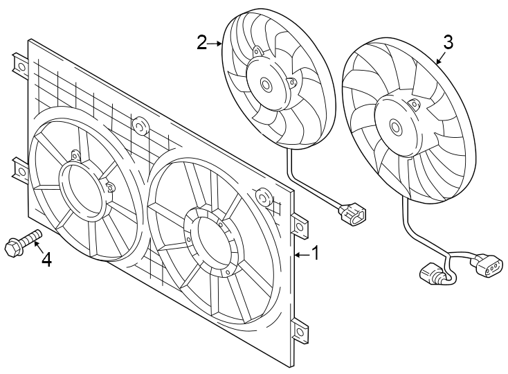 Fan & Motor 3QF-959-455-K - View 2