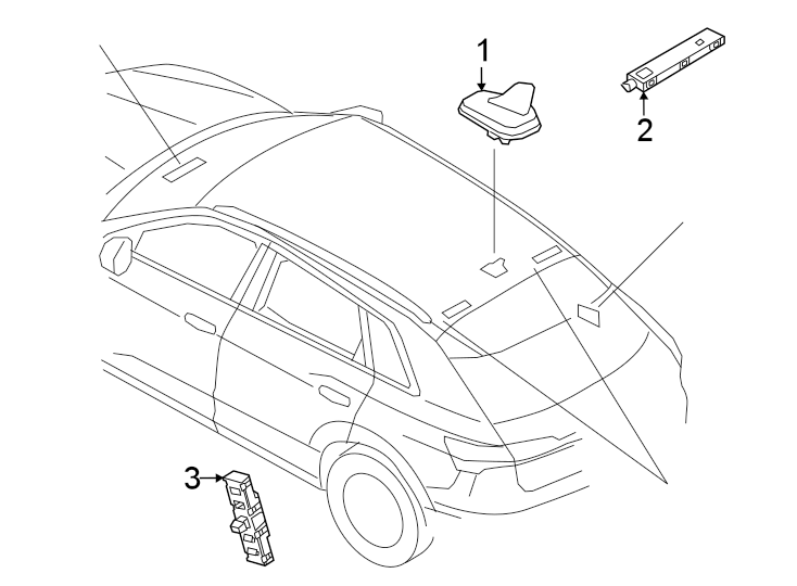 Antenna Booster 11A-035-577-A - View 3