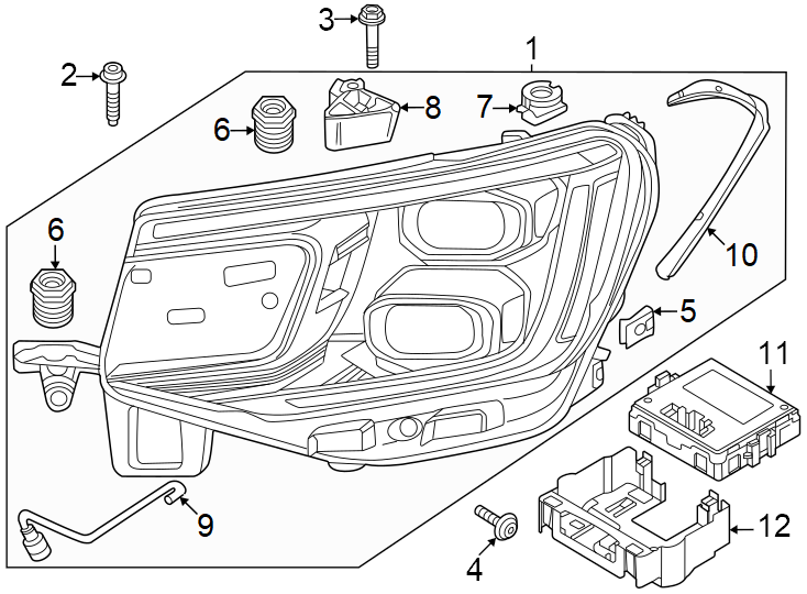 Headlamp Assembly 3CN-941-081-M - View 2