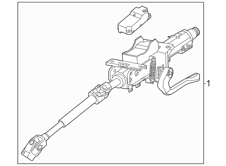 Steering Column 3QF-419-490 - View 2
