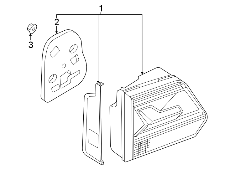 Backup Lamp Gasket 3CN-945-197-A - View 4