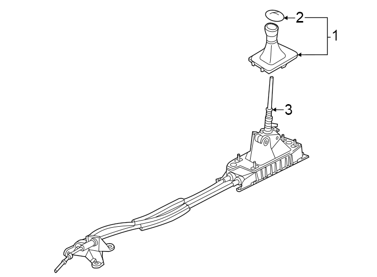 Shift Knob 5H1-711-113-H-QOV - View 2