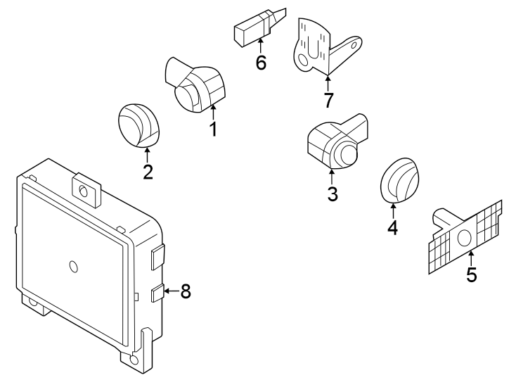 Radar Sensor 5WA-907-572-B