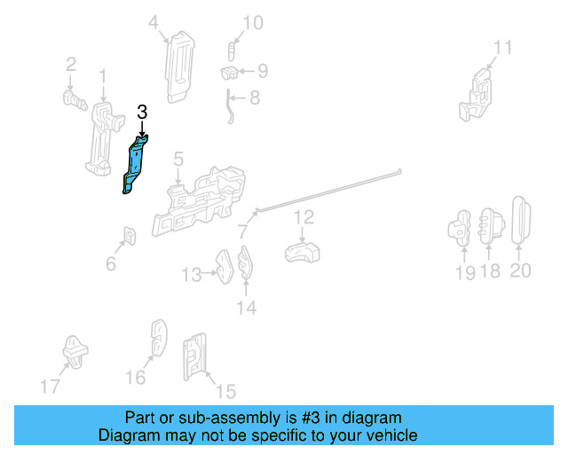 Cylinder Bracket 705-843-440 - View 3