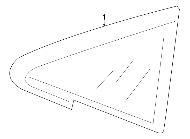 Fixed Glass 5H0-845-412-K-NVB - View 2