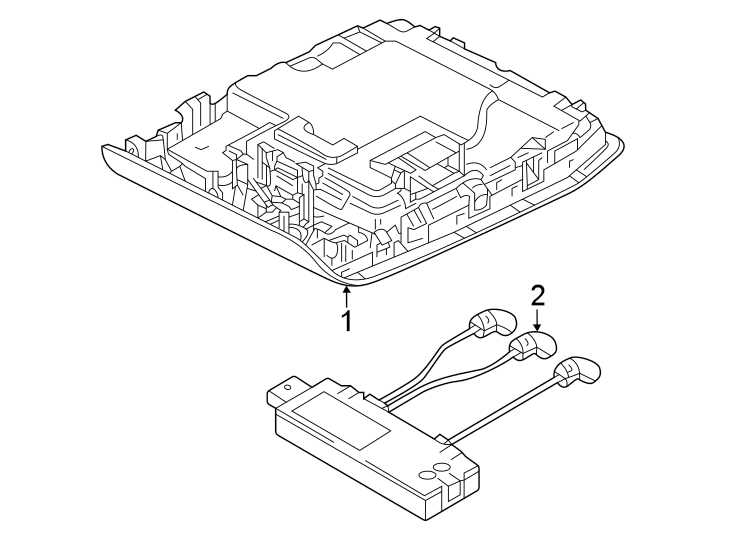 Control Panel 5H0-959-561-AS-TJA - View 2
