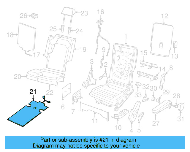 Seat Back Heater 3CN-963-567 - View 10