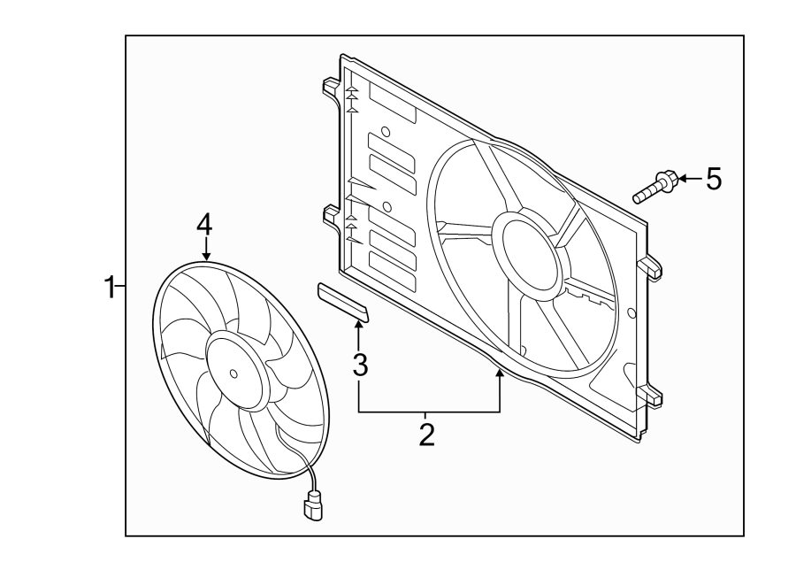 Fan Shroud 5Q0-121-205-AP - View 2