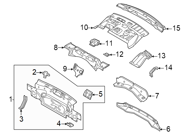 Rear Support 17A-813-525 - View 2