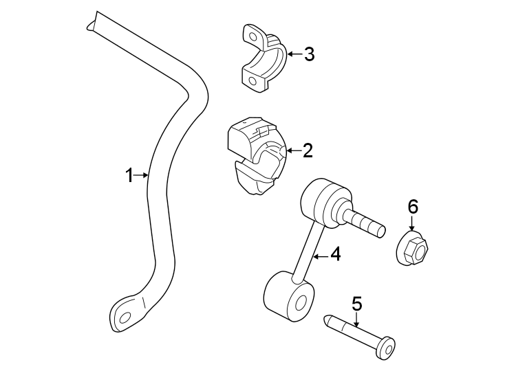 Stabilizer Bar 1K0-511-409-BM - View 4