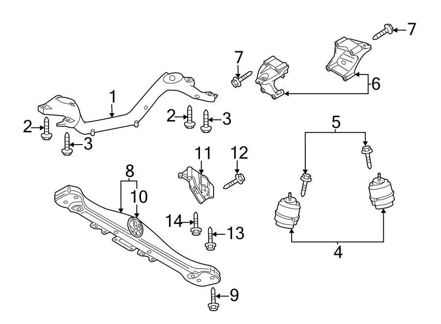 Trans Mount Bracket 7L6-399-649-D - View 2