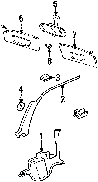 Sun Visor 1HM-857-551-S-Y04