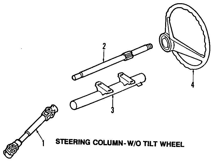 Steering Column 171-419-503-A - View 4