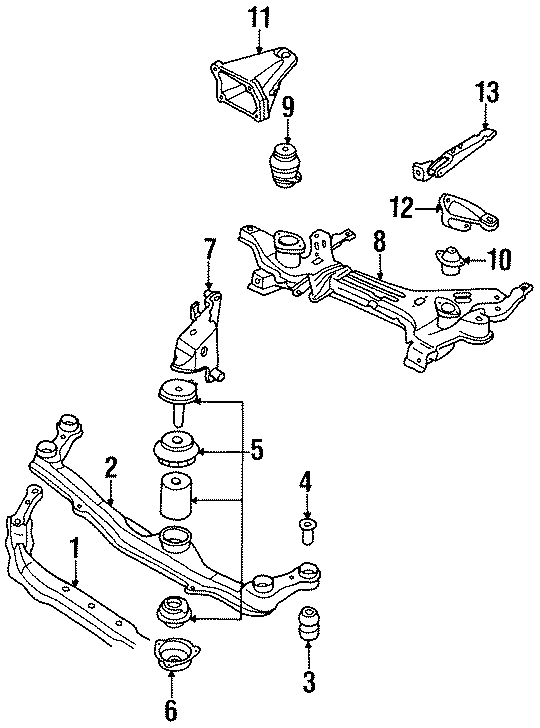 Engine Carrier Sleeve 1E0199175A