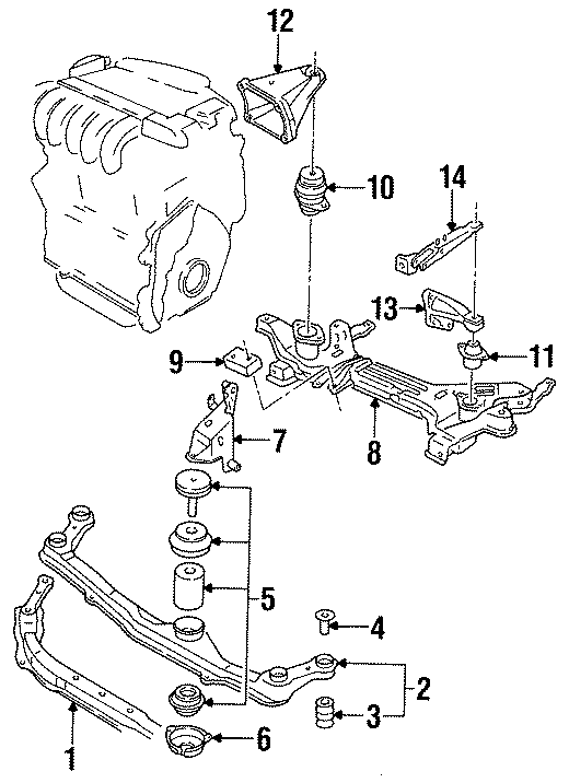 Trans Support 357-199-356 - View 2
