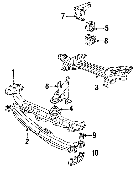 Engine Carrier Bracket 191-199-187