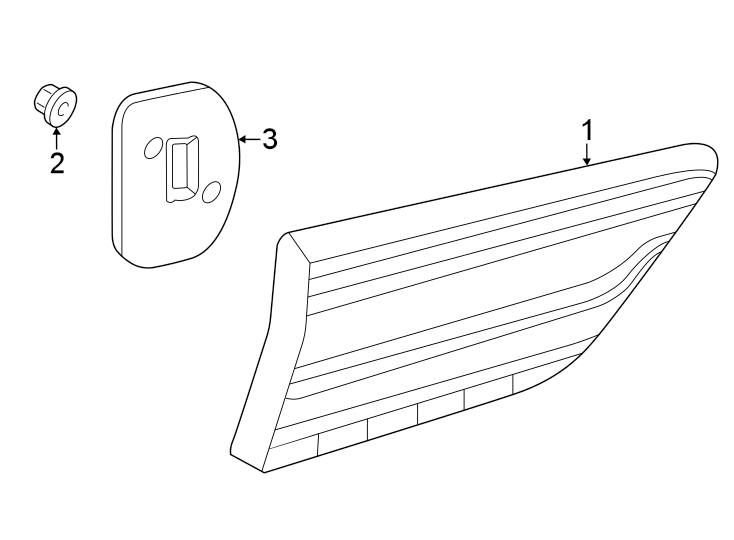 Backup Lamp Gasket 3CM-945-396 - View 3