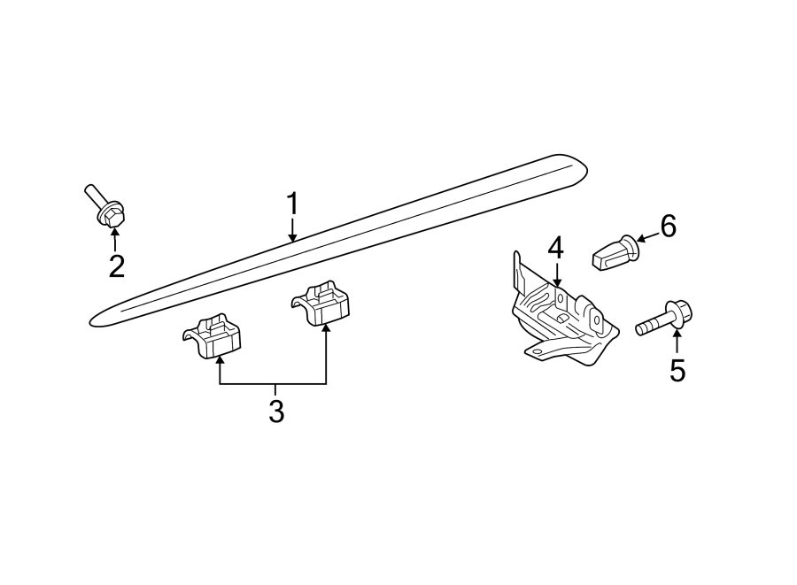 Rocker Molding 5K0-853-856-F-9B9 - View 4