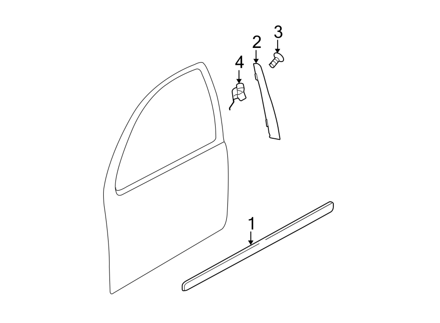 Frame Molding 1K3-837-902-B-041 - View 6