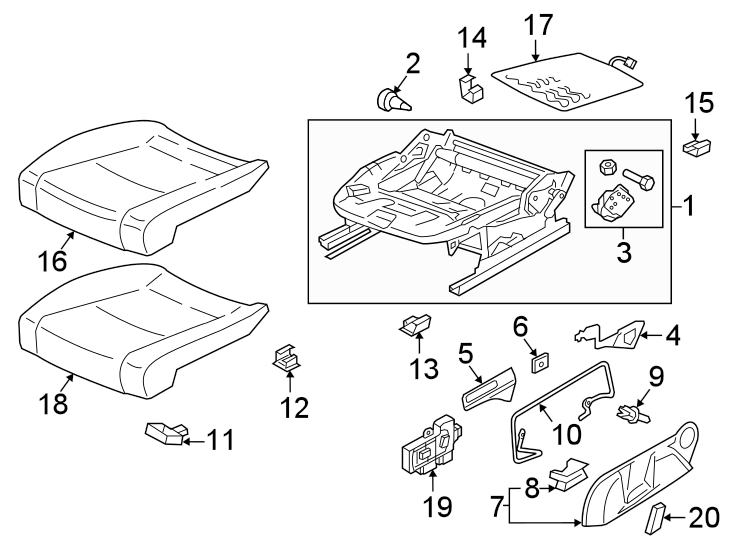 Knob 5C6-959-818-QWA - View 4