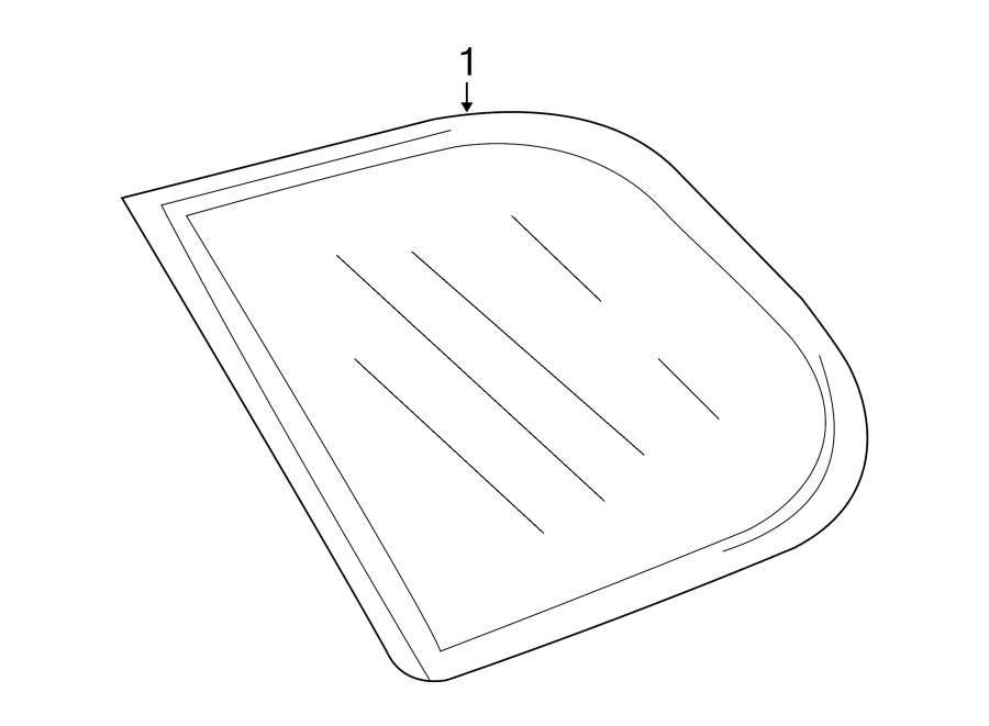 Quarter Glass 1K9-845-298-J - View 2