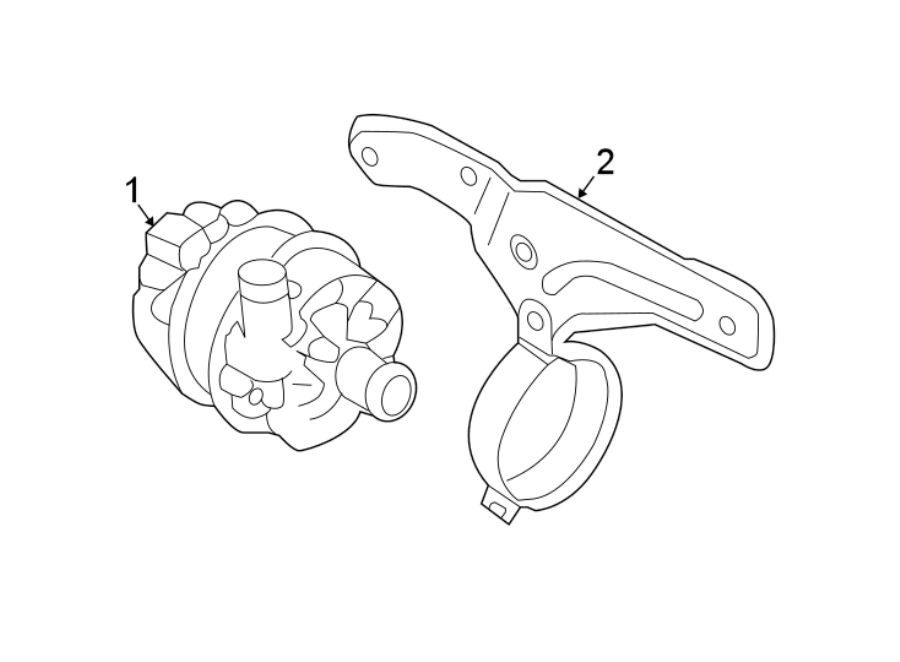 Bracket 5QE-121-093-H - View 2