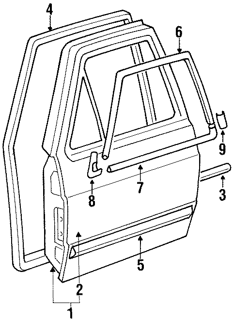 Window Molding 191-853-325