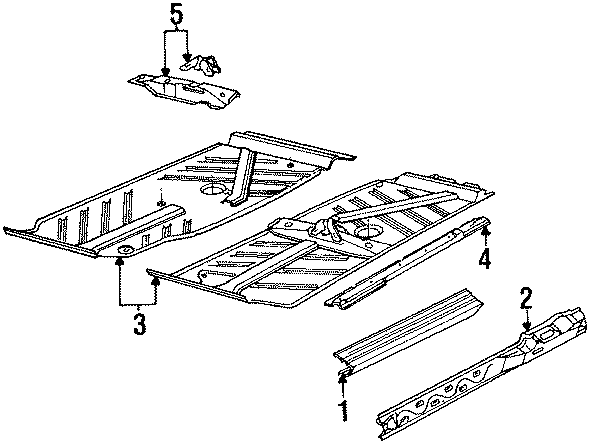 Seat Support 535-803-232
