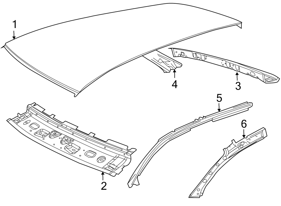 Windshield Pillar Reinforced 1K5-810-411-B - View 2