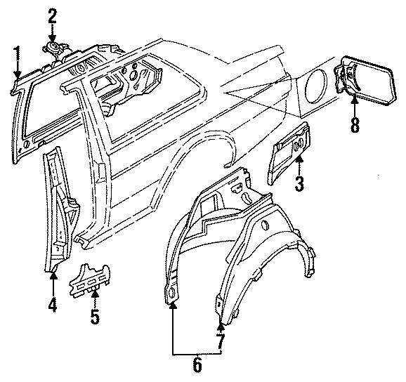 Lock Pillar Lower Reinforced 191-809-519