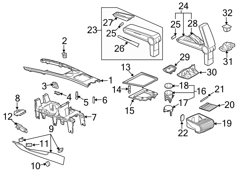 Armrest Assembly 3D0-864-208-6G8 - View 2